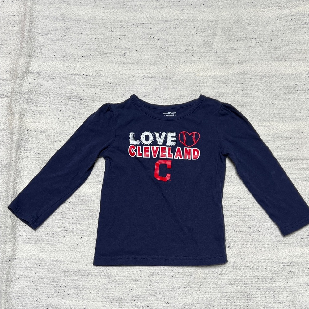 Cleveland Baseball girls long sleeve